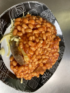 Filled Potatoes & Side Salad